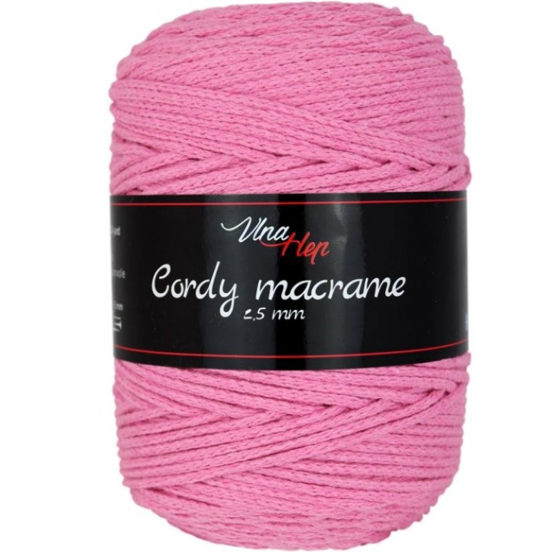 Cordy Makramee-Kordel 2,5mm aus recycelter Baumwolle 250g | Jimot