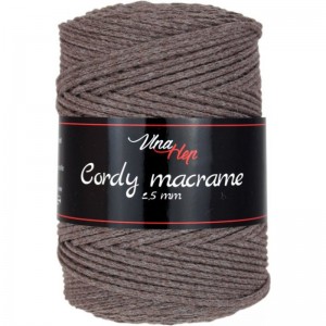 Cordy Macramé šňůra 2,5mm z recyklované bavlny 250g | Jimot