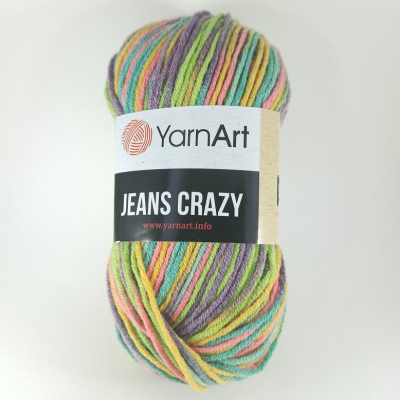 Příze Jeans Crazy směsová příze pro čepice a další doplňky | Jimot.cz