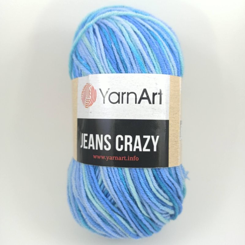 Příze Jeans Crazy směsová příze pro čepice a další doplňky | Jimot.cz