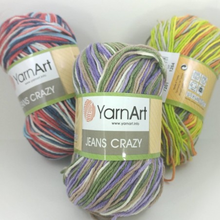 Jeans Crazy Yarn - Blend Yarn for Hats and Accessories | Jimot.cz