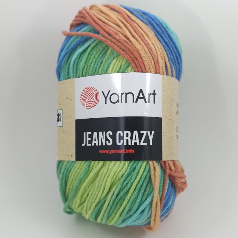 Příze Jeans Crazy směsová příze pro čepice a další doplňky | Jimot.cz