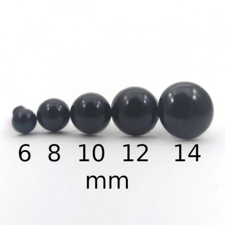Black Plastic Eyes with Safety Backs | Jimot.cz
