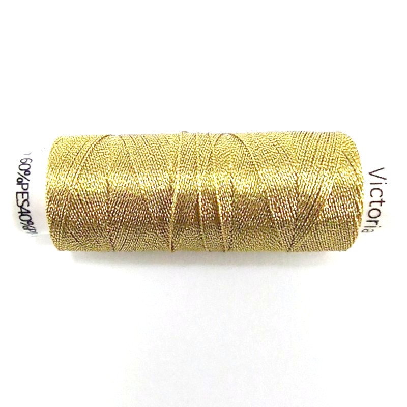 Nić metaliczna Victoria | Fantazyjna nić do rękodzieła | Dreszcz
