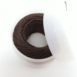 Glazed Linen Thread 0.3mm – 100% Natural Flax with Case | Jimot