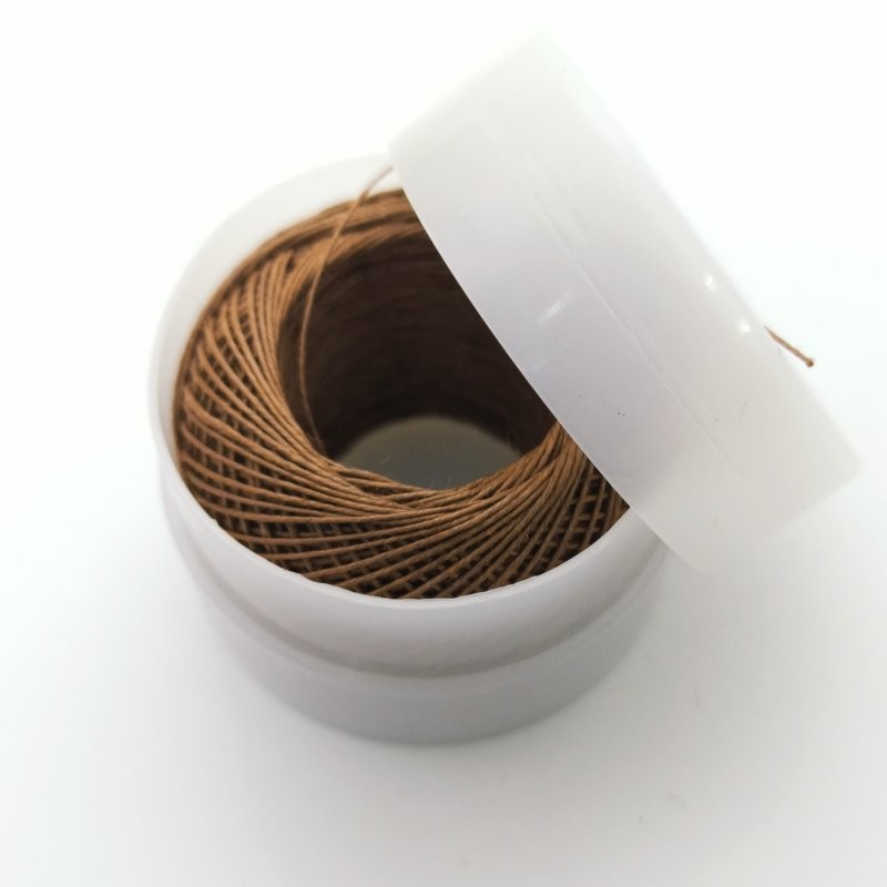 Glazed Linen Thread 0.3mm – 100% Natural Flax with Case | Jimot