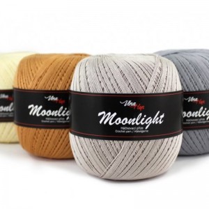 Moonlight Cotton Yarn 100g/550m for Delicate Crocheting | Jimot