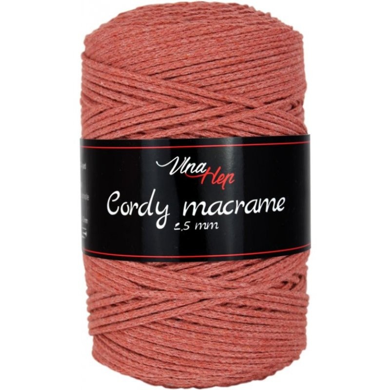 Cordy macrame 2.5 mm / 160 m - cord made of recycled cotton | Jimot.cz