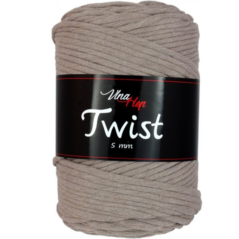 TWIST 5mm - sznurek bawełniany można czesać | Jimot.cz