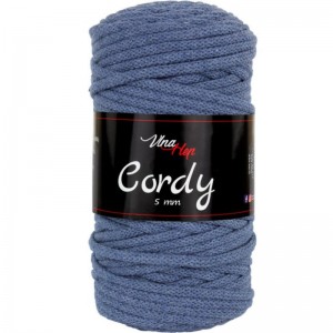 Cordy macrame 5 mm z reciklované bavlny | Jimot.cz