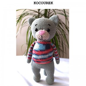 kocourek háčkovaný