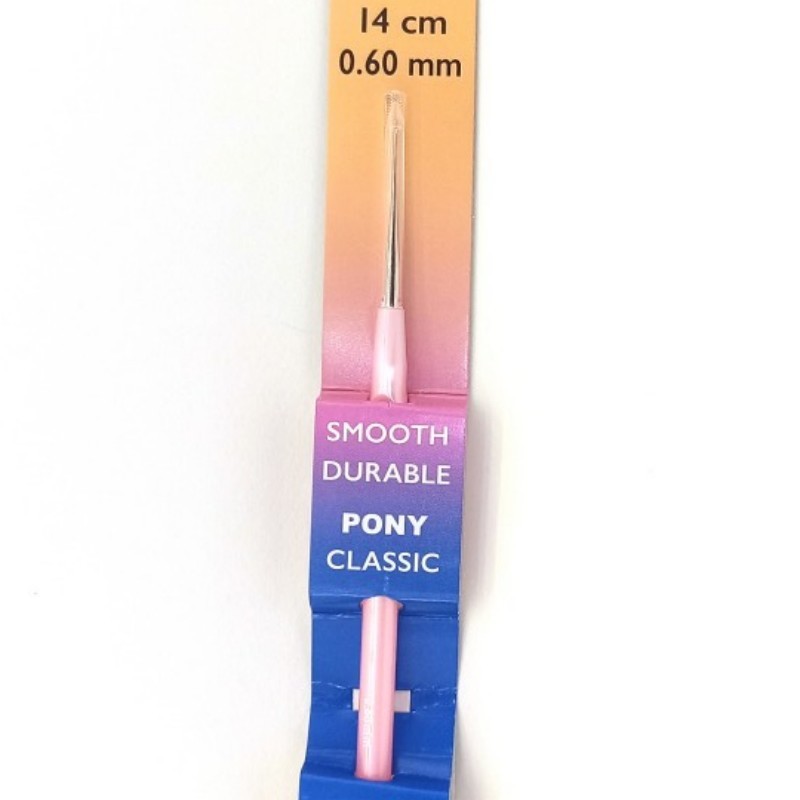 Kovový háček PONY s plastovou rukojetí 14 cm | Jimot