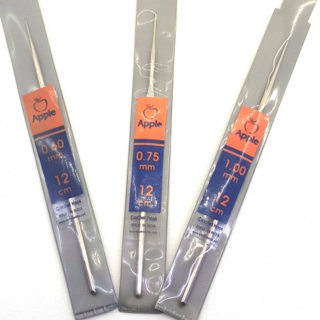 APPLE All-Metal Fine Crochet Hook 12 cm | Jimot.cz