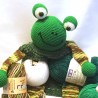 Kvak Pyjama-Fresser: Gehäkelter Frosch - Kreativset | Jimot.cz