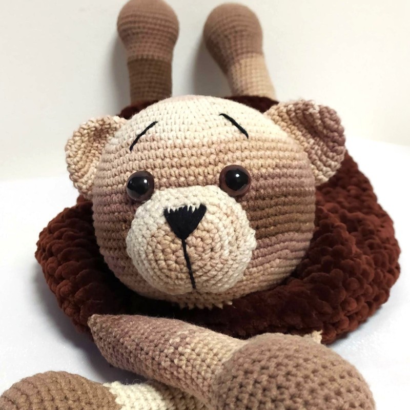 Anleitung Teddybär Brumla Pyjama-Fresser häkeln