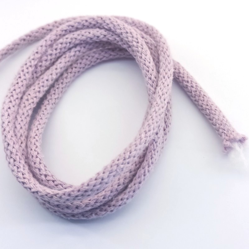 Cordy macrame 5 mm z reciklované bavlny | Jimot.cz