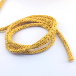 Cordy macrame 5 mm z reciklované bavlny | Jimot.cz