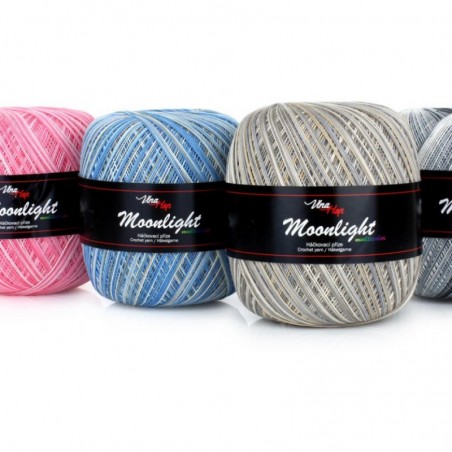 Moonlight Multicolor bavlněná příze na háčkování | Jimot