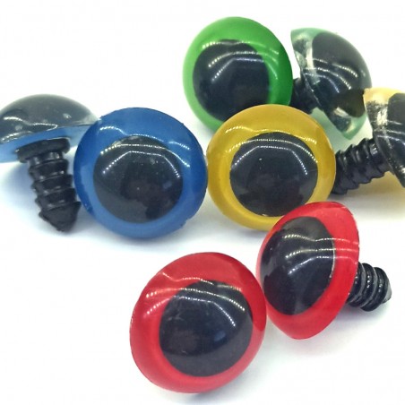 Colored plastic eyes with pull-out lock | Jimot.cz