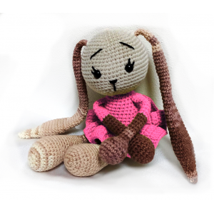 Crocheted Bunny Eli: DIY Plush Toy Kit | Jimot.cz