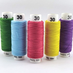 Polished Cotton Thread 30 from Egyptian Cotton, 53 Colors | Jimot.cz