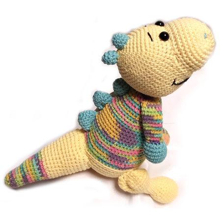 Kreativní sada na výrob háčkovaného dinosaura | Jimot.cz