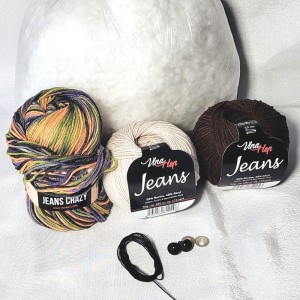 Kreativset zum Basteln eines gehäkelten Teddybären | Jimot.cz