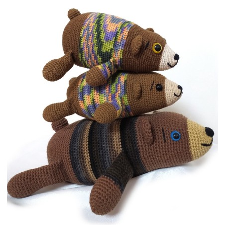 Creative set for making a crocheted teddy bear | Jimot.cz