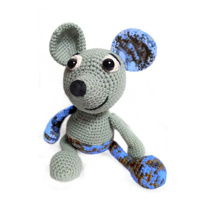 Creative Crochet Kit for Hubert the Mouse | Jimot.cz