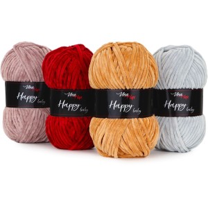 Happy Baby Garn | Weiches Mikropolyester-Garn für Kinder | Jimot.cz