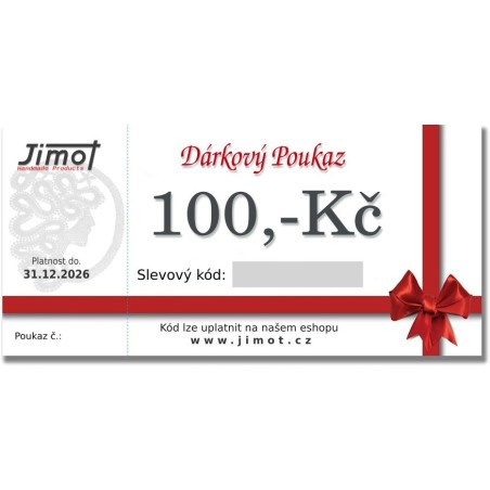Gift voucher - For handmade crafts | Jimot.cz