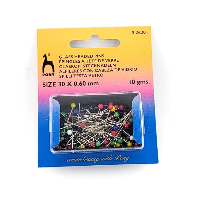 Glass head pins 30x0.60 mm | Jimot.cz