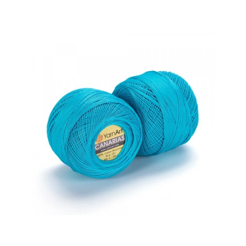 Crochet yarn Canarias – 100% mercerized cotton | Jimot