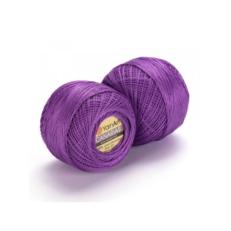Crochet yarn Canarias – 100% mercerized cotton | Jimot