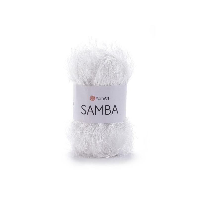Samba Shiny Fringed Yarn with Long Fur | Jimot