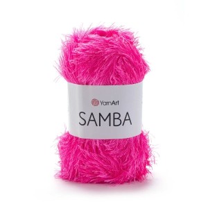 Samba Shiny Fringed Yarn with Long Fur | Jimot