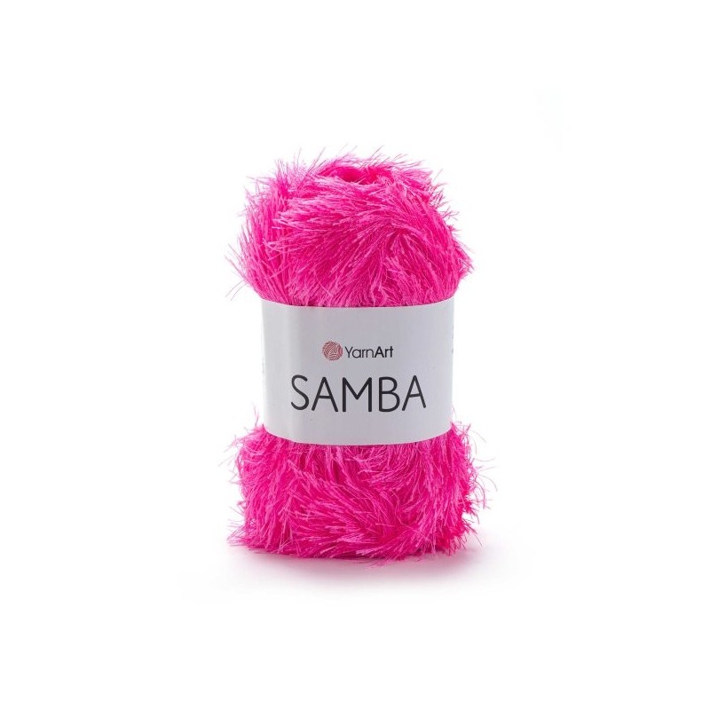 Samba Shiny Fringed Yarn with Long Fur | Jimot