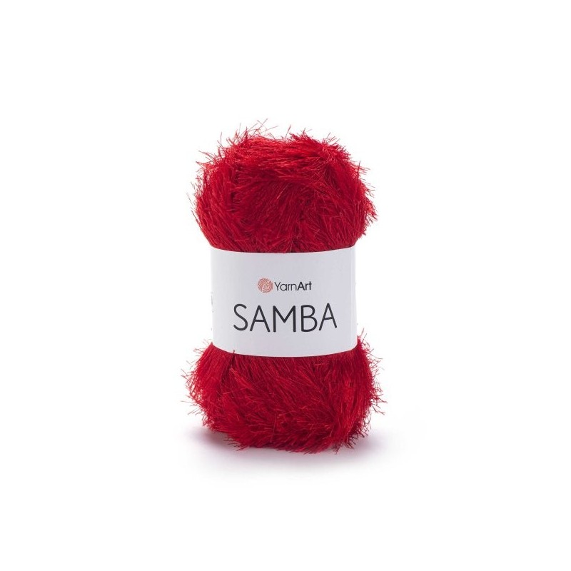 Samba Shiny Fringed Yarn with Long Fur | Jimot