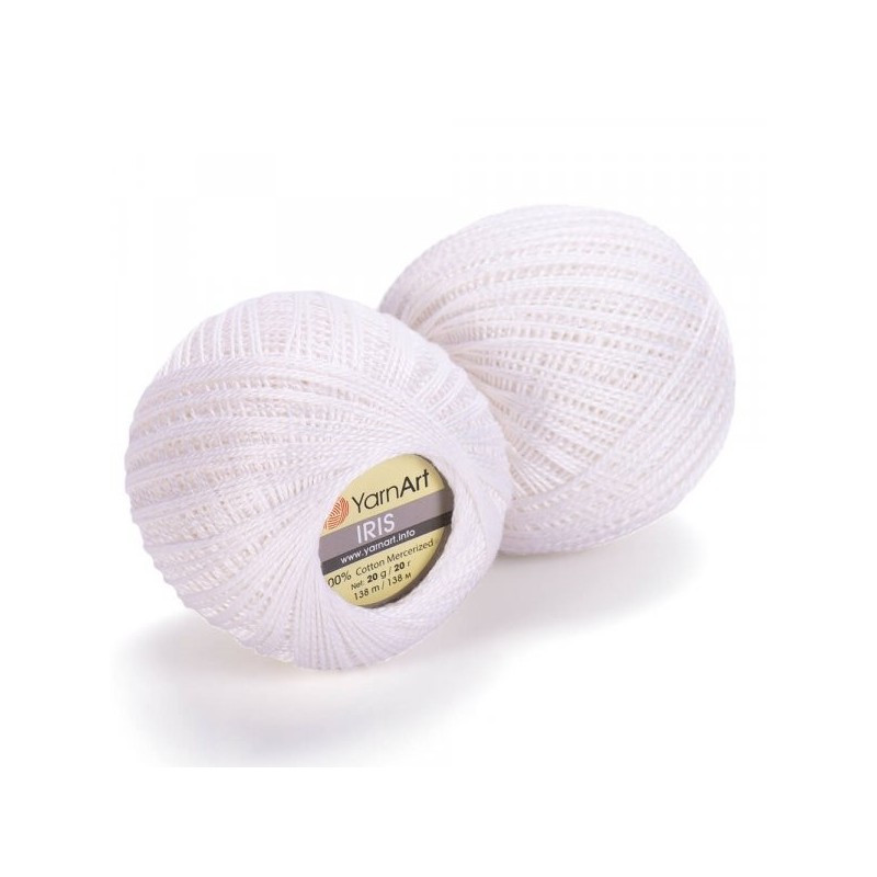 IRIS – Mercerised Cotton Crochet Yarn | Jimot