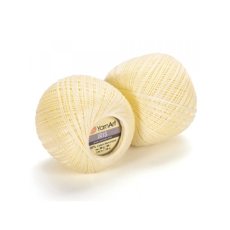 IRIS – Mercerised Cotton Crochet Yarn | Jimot