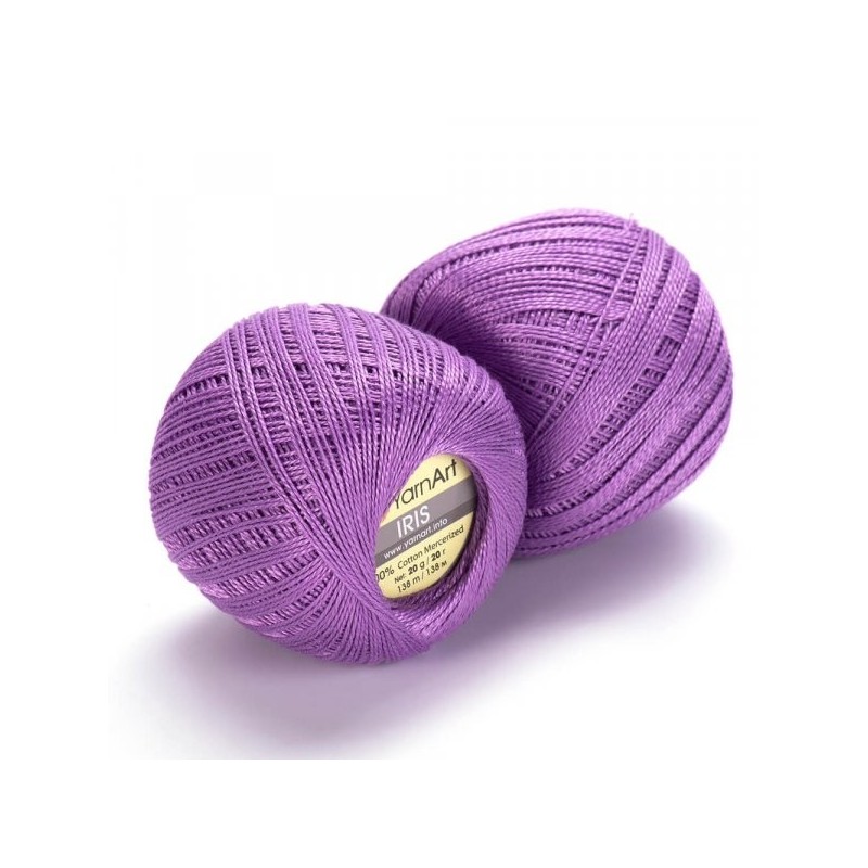 IRIS – Mercerised Cotton Crochet Yarn | Jimot