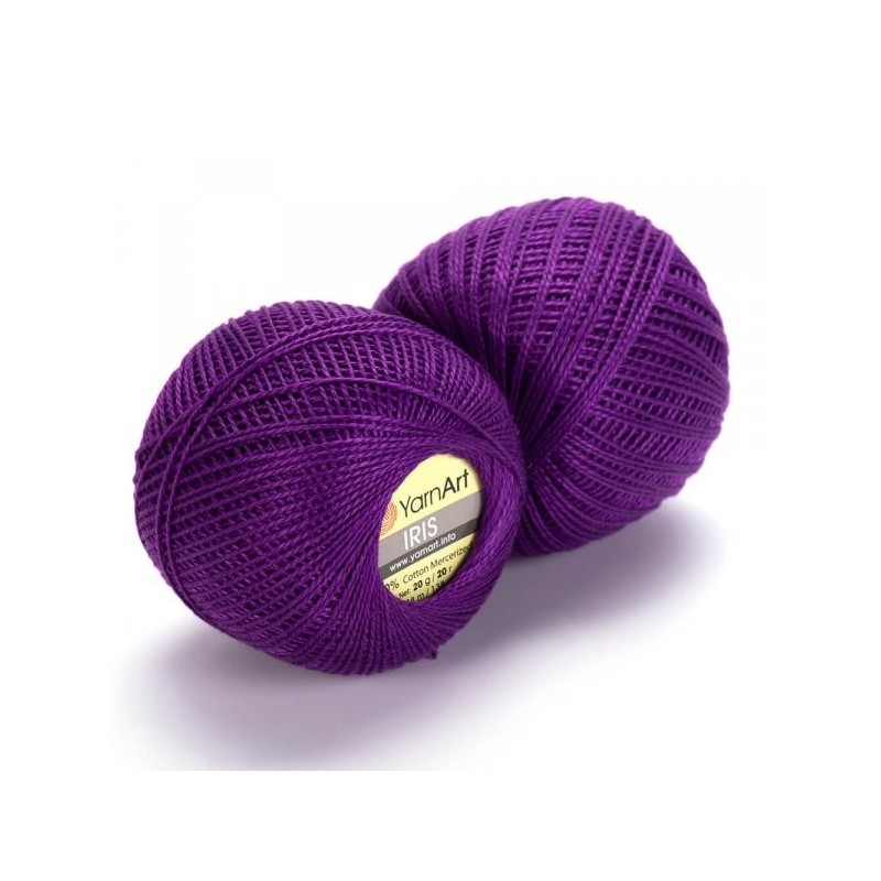 IRIS – Mercerised Cotton Crochet Yarn | Jimot