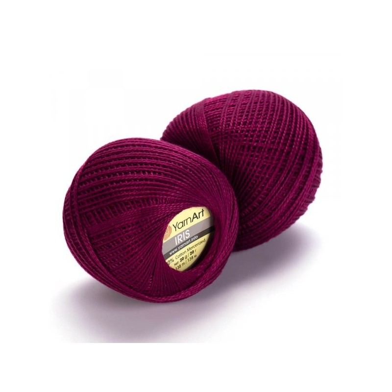 IRIS – Mercerised Cotton Crochet Yarn | Jimot