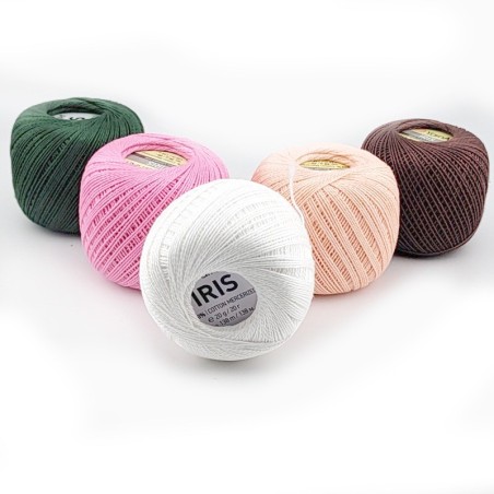 IRIS – Mercerised Cotton Crochet Yarn | Jimot
