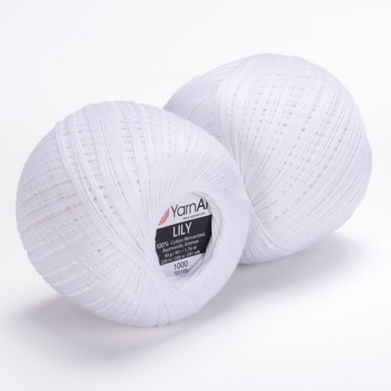 YarnArt Lily – Mercerised Cotton Yarn 50 g / 225 m | Jimot