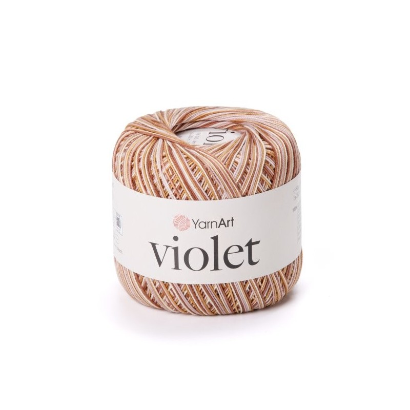 Violet – mercerovaná bavlněná příze 50 g | Jimot