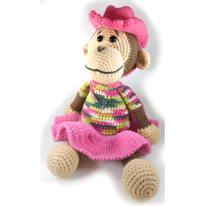 Rudolfína Monkey Crochet Pattern | Jimot.cz