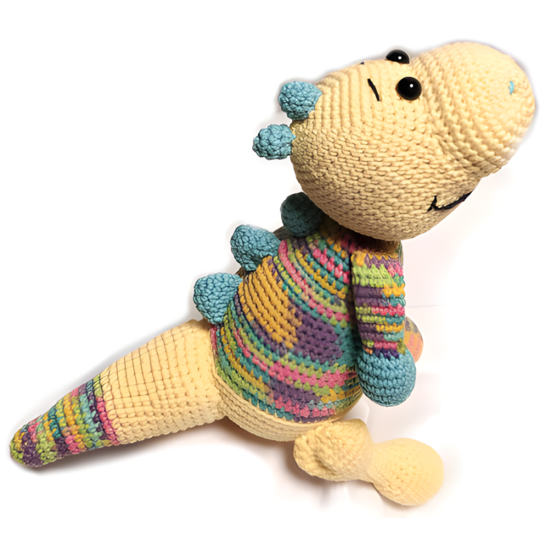Crochet Dinosaur DINO Pattern | Jimot.cz