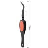 Pęseta zwrotna czarna – samoblokująca metalowa pęseta 130 mm | Jimot