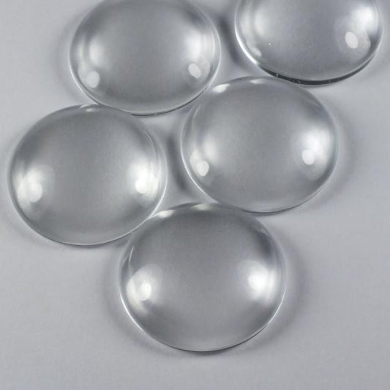 Clear glass cabochon | Jimot.cz